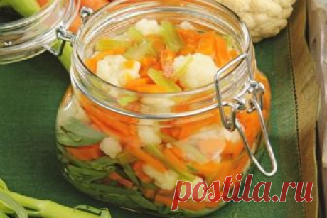 Маринованные овощи «Жардиньера» в домашних условиях