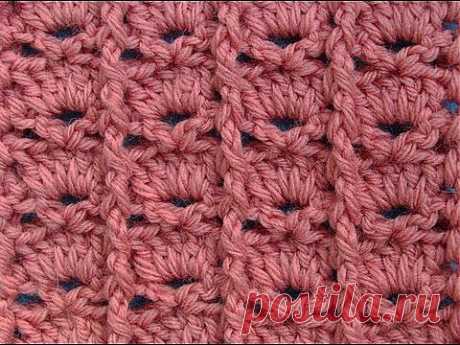 Узор вязания крючком 9 Crochet pattern - YouTube