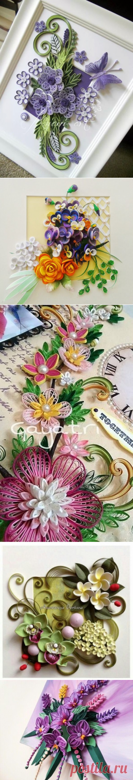Квиллинг. Идеи для вдохновения (7 фото) | WmnDay.ru - Handmade, фитнес, интерьеры