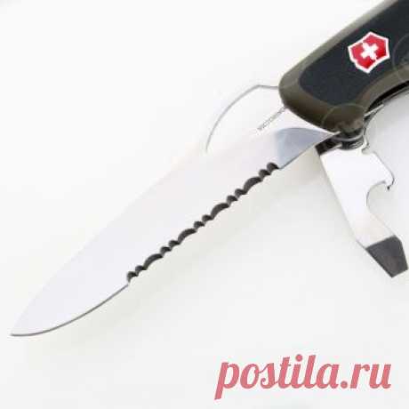 0.9663.MWC4V VICTORINOX, Нож перочинный RangerGrip 178, 130 мм, 12 функций, чёрно-зеленый, VICTORINOX, Швейцария – купить в интернет магазине Messermeister.ru по выгодным ценам
