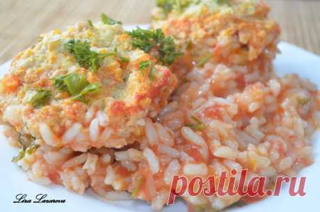 MY FOOD или проверено Лизой: Куриные котлеты с рисом в томатном соусе