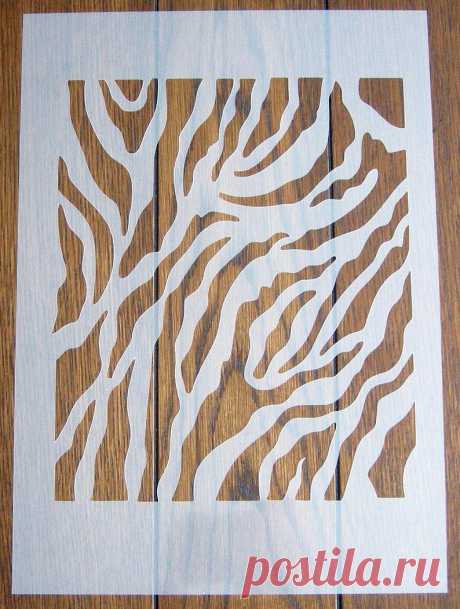 Tiger Pattern Stencil Reusable PP Sheet for Arts & Crafts DIY | Etsy