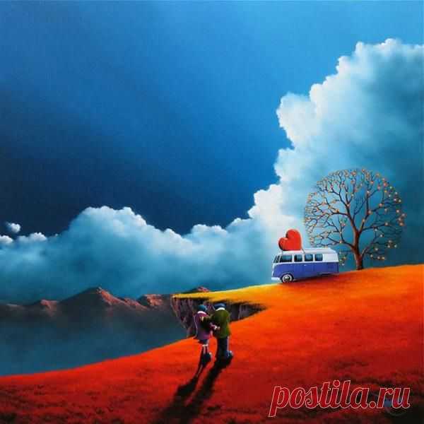 David Renshaw акриловая романтика .