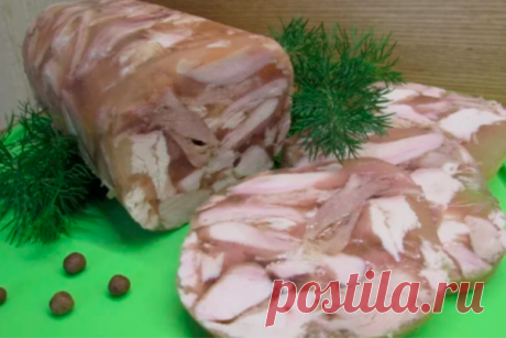 Сальтисон из курицы с чесноком – В Курсе Жизни