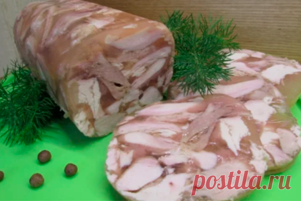 Сальтисон из курицы с чесноком – В Курсе Жизни