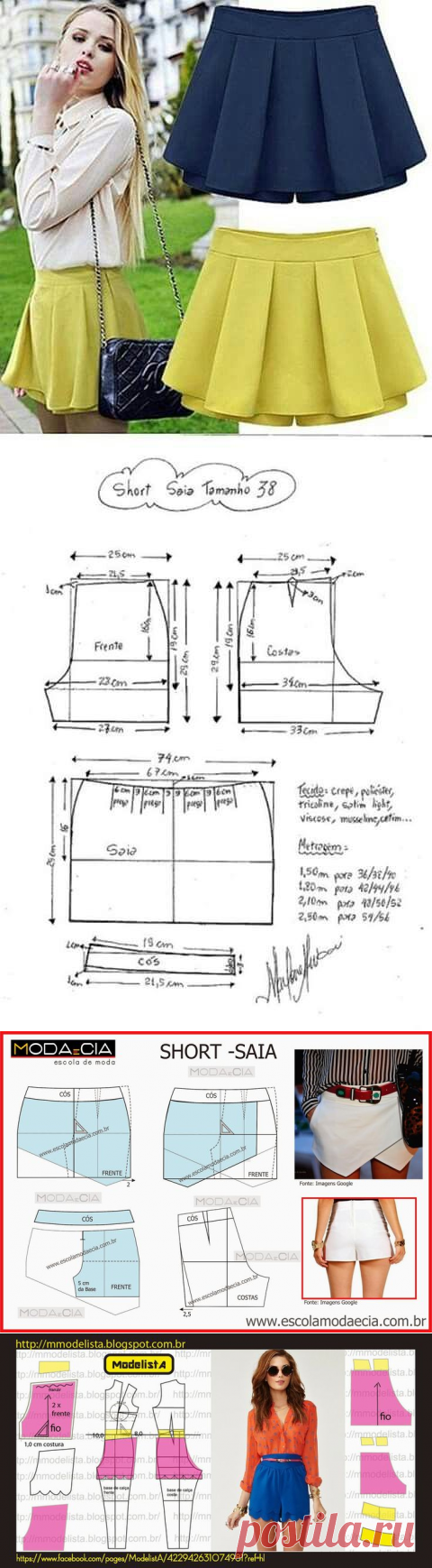 Моделирование оригинальных шорт — Сделай сам, идеи для творчества - DIY Ideas