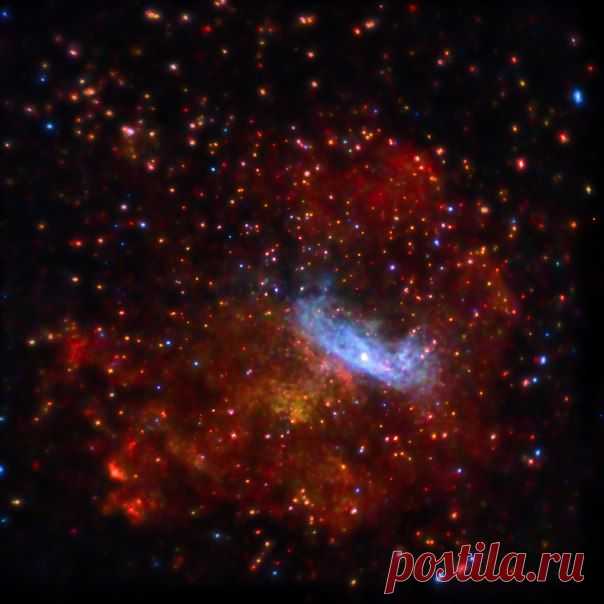 Обворожительные останки сверхновой MSH 11-62 / Интересный космос