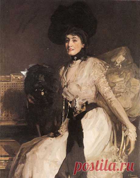 The Black Poodle by Sir John Lavery