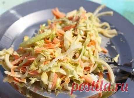 Капустный салат с горчично-медовой заправкой, рецепт с фото — Вкусо.ру