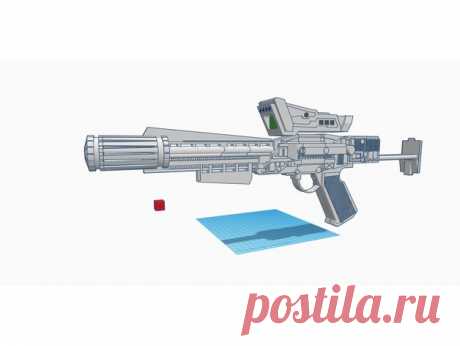 BSG; Colonial Carbine Blaster (Battlestar Galactica) by Straeker Hi Guys,
Again from my "Battlestar Galactica" series, now I bring you a weapon that does not exist at all, the "Colonial Carbine Blaster", I came with the idea after watching a drawing in the "Blackstar Squadron" forum. And to be honest the original Rifle prop used in the show... was horrible!!
This would have not been posible if not for the great and incredible "Colonial Blaster" from Grimmindustries, I've t...