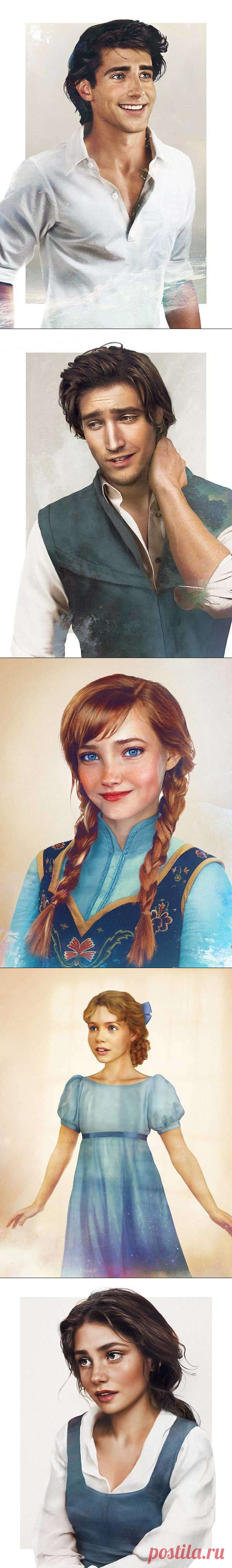 Фото: как 47 культовых героев и злодеев Disney выглядели бы, будь они реальными людьми