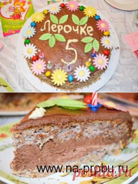 Шоколадно-ореховый торт “Сладкоежка” – На пробу!