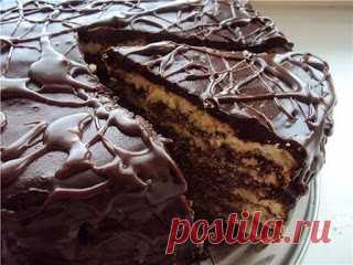 Самые вкусные рецепты: Торт на кефире "Черный принц"