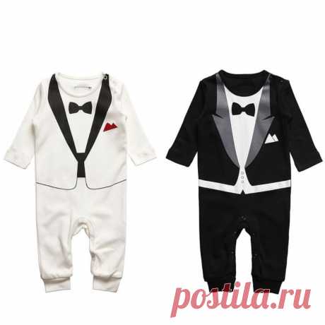 Купить Boy Baby Kid Suit Tuxedo Set Romper Pants на eBay.com из Америки с доставкой в Россию, Украину, Казахстан