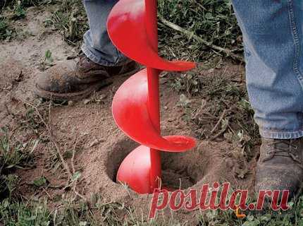 Как сделать бур для бурения ям под столбы своими руками Часто жителям ...