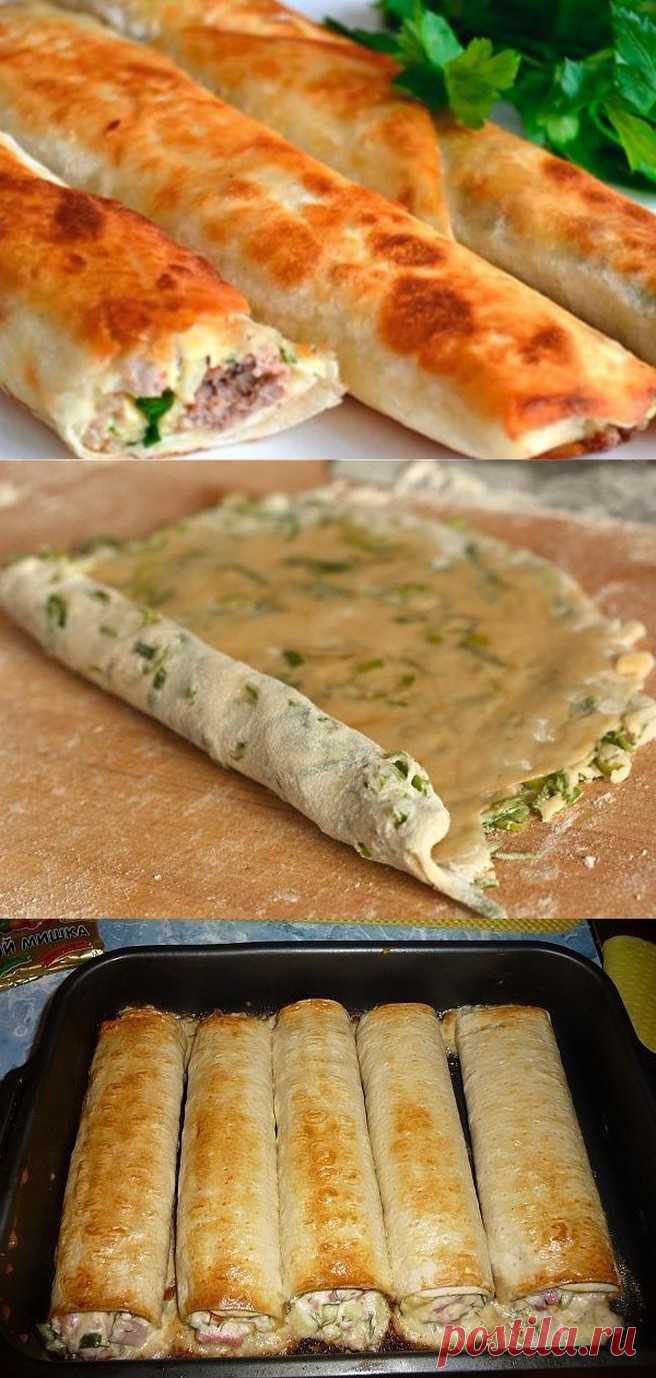 Блюда из лаваша на сковороде