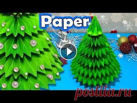 ЁЛКА из бумаги своими руками  . Новогодние поделки   / DIY paper Сhristmas tree / Сhristmas crafts Привет! Начинаем готовиться к Новогодним праздникам и первое, что я хочу показать как сделать- это пушистую ёлочку из бумаги! Вам понадобятся: - цветн...