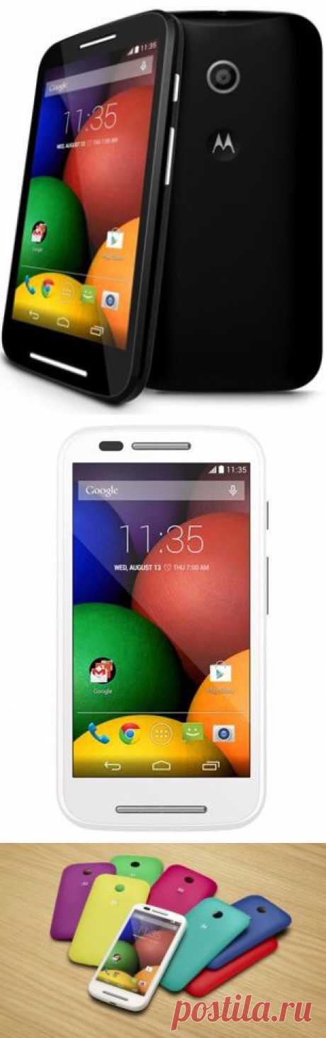 Представлен смартфон Motorola Moto E стоимостью в $129