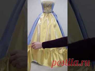 Making 18th century ball gown.