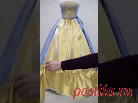 Making 18th century ball gown.