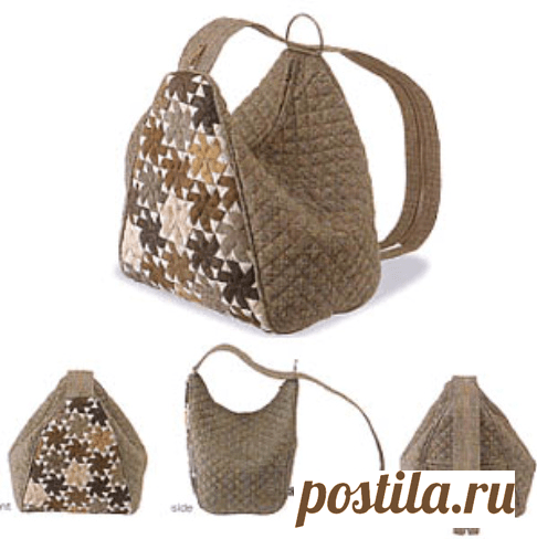 Выкройка сумки  Hobo bag