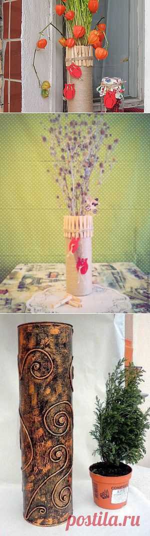 Ваза для букетов из сухих или декоративных цветов - Ярмарка Мастеров - ручная работа, handmade