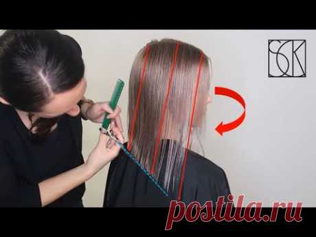 BOB/LOB - LONG BOB HAIRCUT - tutorial by SANJA KARASMAN