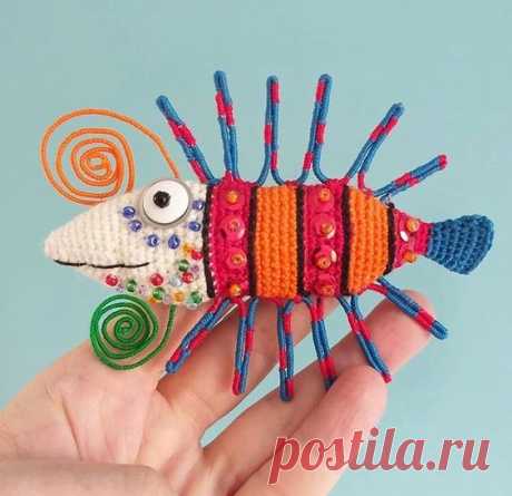 Tiny Fish Amigurumi Designed By Anna Karelina … Cute and Creative Patterns Use Beading, Wirework and More