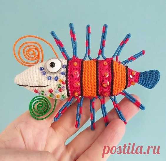 Tiny Fish Amigurumi Designed By Anna Karelina … Cute and Creative Patterns Use Beading, Wirework and More