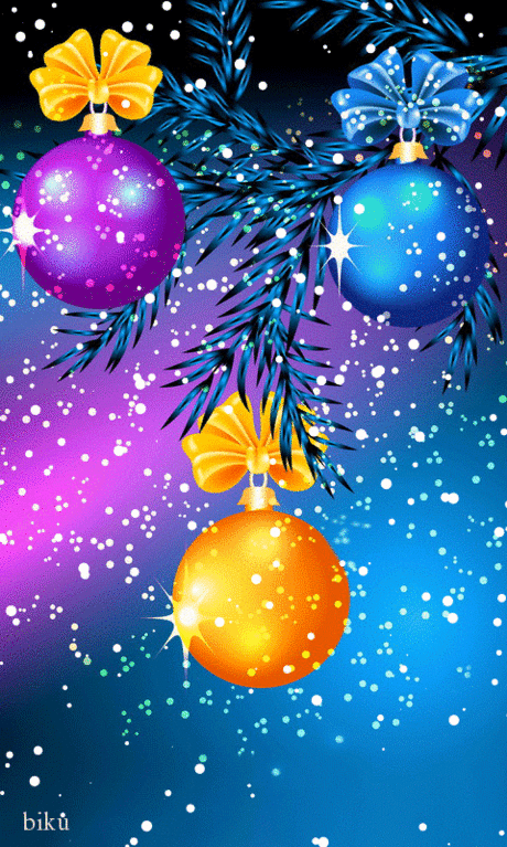 Download Animated 480x800 «Новогодняя» Cell Phone Wallpaper. Category: Holidays