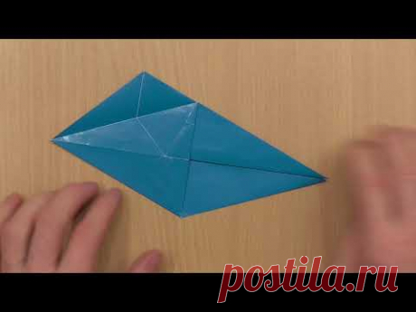 Как сделать оригами журавля коробочку, How to make origami crane box