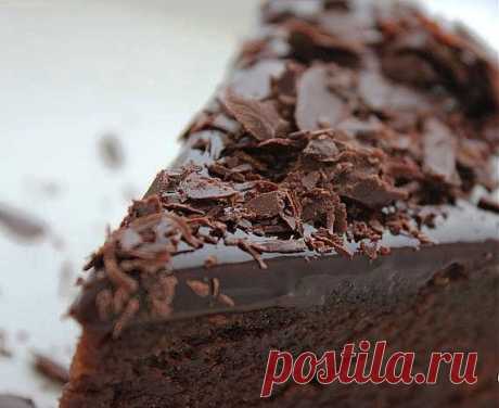 Шоколадный торт с трюфелями и бренди - Kulinarnyj-Recept.РУ