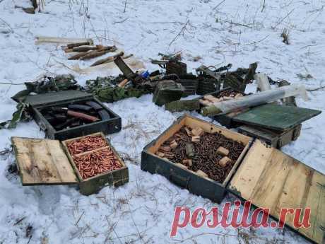 В ЛНР бойцы Росгвардии обнаружили схрон с вооружением стран НАТО