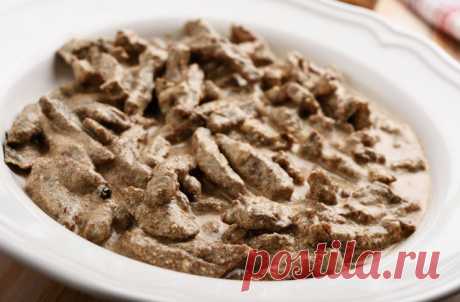 Классика русской кухни: бефстроганов