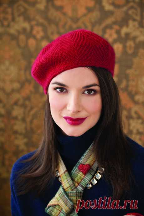 Берет спицами. Slip Stitch Beret by Ysolda Teague.