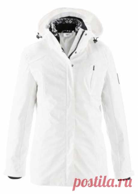 Функциональная куртка 3 в 1 цвет белой шерсти - Для женщин - bonprix.kz