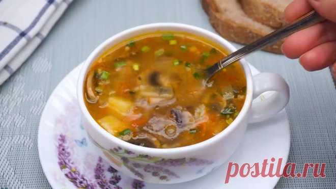 Суп с грибами и фаршем! Такой суп доступный каждому!