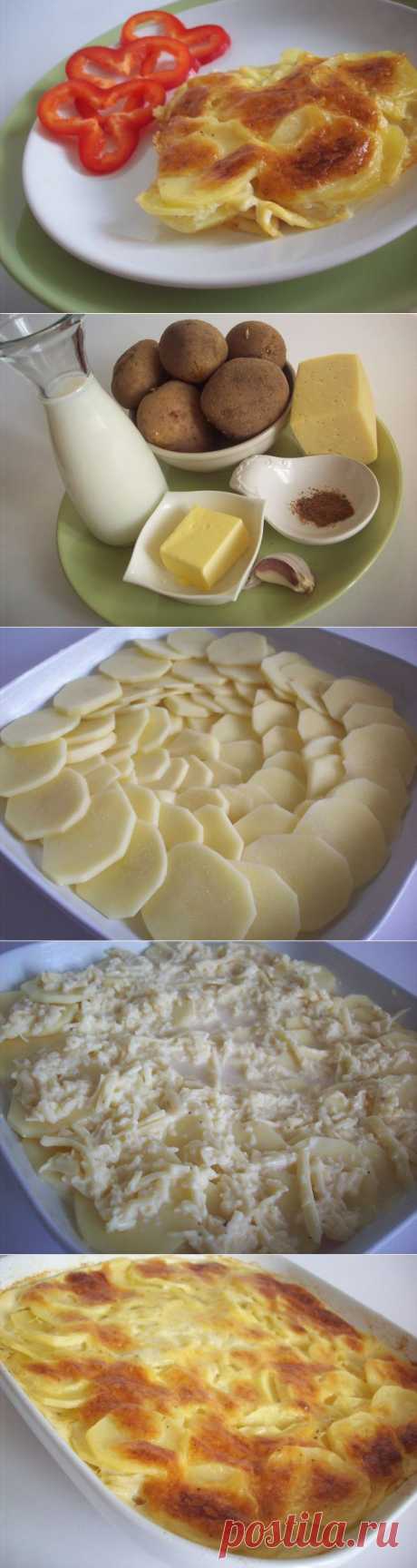 Запеченный под сыром картофель «Дофине» | Ваши любимые рецепты
