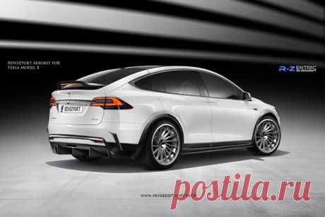Tesla Model X побывала в тюнинг ателье RevoZport:Авто Новости