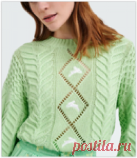 Вяжем два модных зеленых свитера от бренда "Akhmadullina Dreams"