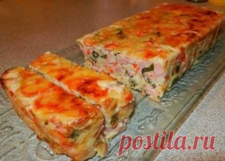 Ветчинно-кабачковый кекс