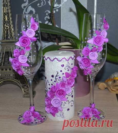 Beautiful glasses for wedding or decoration wedding glasses | Etsy