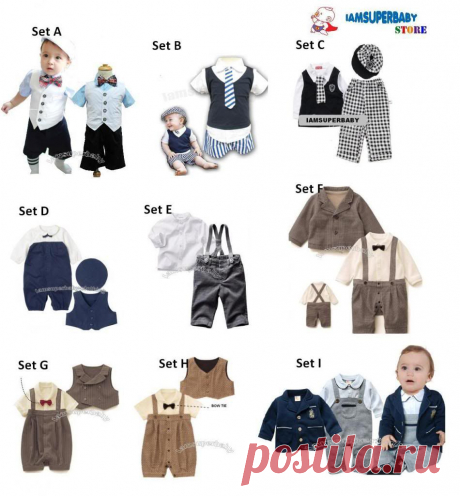 Age 3M-2.5Yr Baby Boy Smart Tuxedo Suit SET, White, Navy, Jacket, Shirt, Vest | eBay