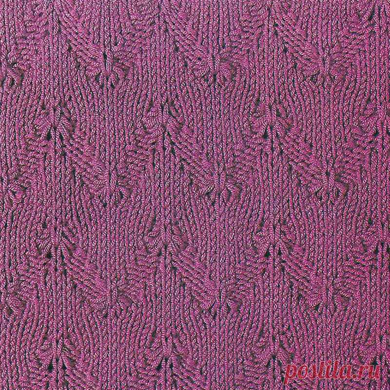 Узор № 215 - структурный узор с вытянутыми петлями. Схему вязания и условные обозначения вы сможете увидеть на сайте.