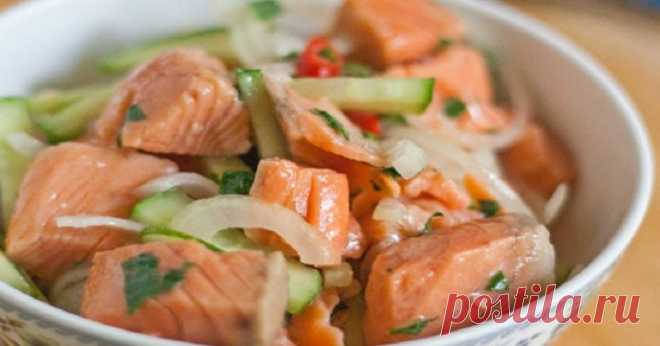 Салат из рыбы по-корейски: съедается в один присест. ну очень удачный маринад.