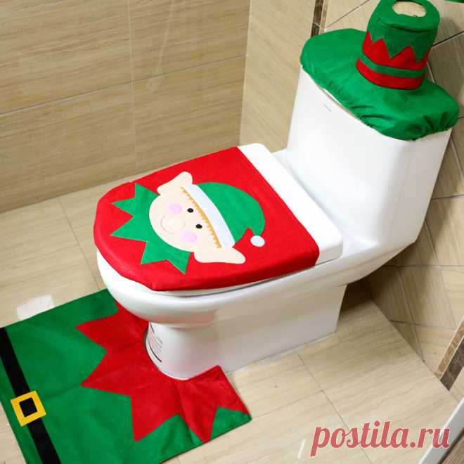 украшенная елка печенье Picture - More Detailed Picture about Adornos Navidad 2016 Christmas Elf Toilet Seat Cover and Rug Bathroom Set Contour Rug Ornaments Christmas Decorations for Home Picture in Bathroom Decorations from VIVA Las Fiestas Store | Aliexpress.com | Alibaba Group