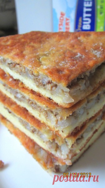 Добро пожаловать! - Лепёшки с мясом и картошкой. Автор: nnn13