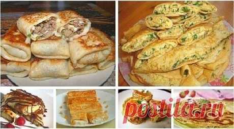 20 самых вкусных начинок для блинов!