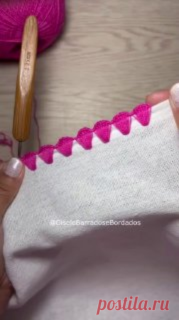 Красивая обвязка крючком ❤️Так аккуратно, кажется я теперь знаю как сделать красивую скатерть!  #вязание  • #обвязка  лейла милошевич дзен