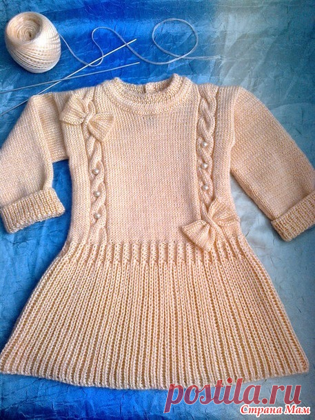 платье для малышки 1-1,5 лет. Добавила описание - Вязание - Страна Мам